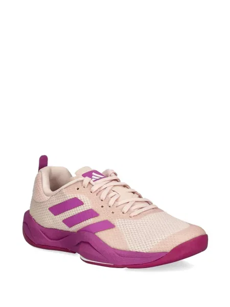 Бягане топ Adidas изрязани с принт бяло