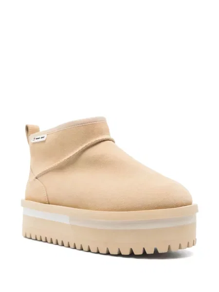 Botine Tommy Jeans din piele de căprioară