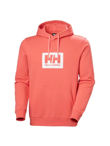 Bluza z kapturem Helly Hansen Box różowa