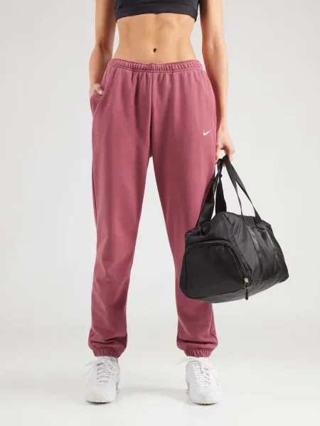 Nike Sportswear Nohavice Studio Fleece staroružová