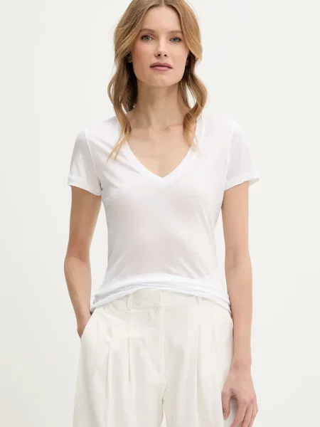 Тениска Guess бяло черно