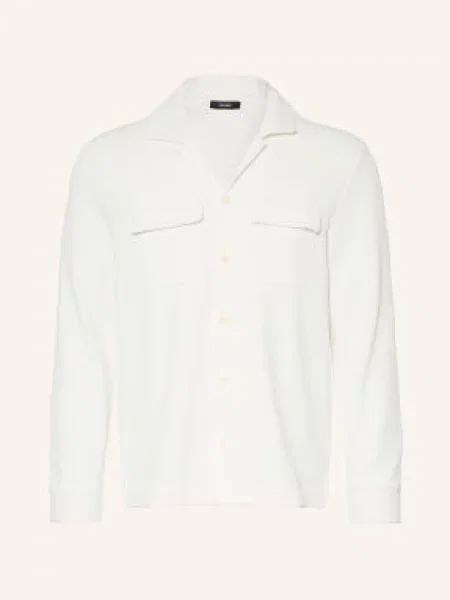 Reiss Koszula Z Tkaniny Piqué Vento O Kroju Regular Fit weiss biała