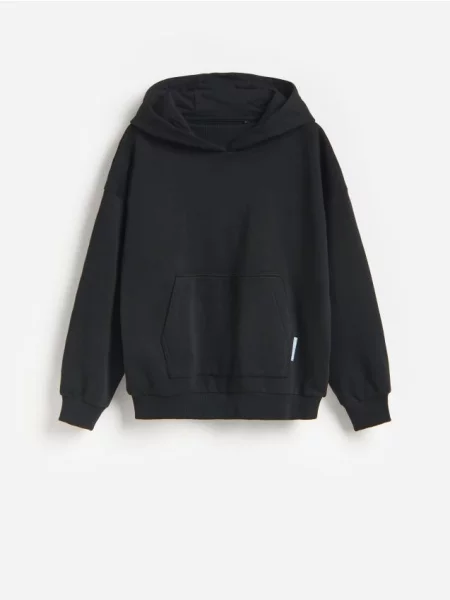 Reserved bluza z nadrukiem czarny