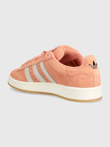 Semišové sneakers boty adidas Originals CAMPUS růžová