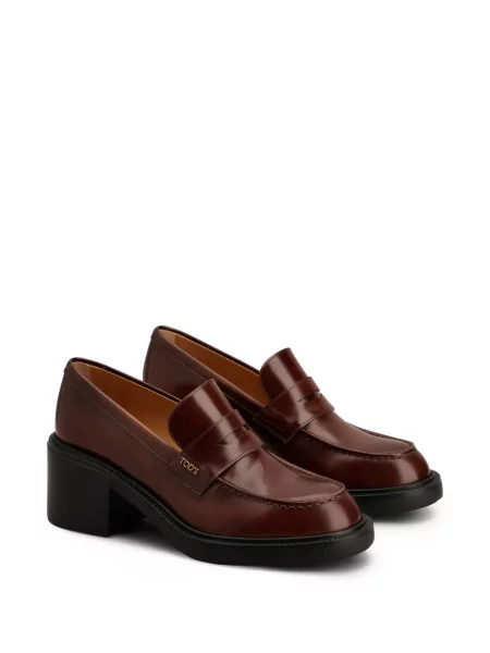 Pantofi loafer Tod's din piele maro