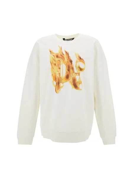 Bluza nierozpinana Palm Angels biała