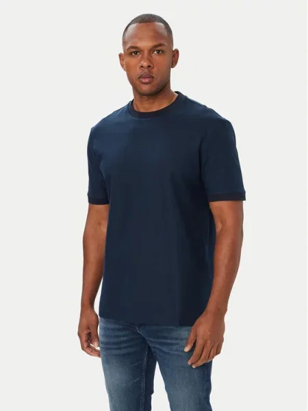 BOSS Tricou H-Taut 88 Bleumarin