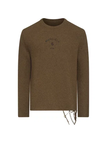 Pulover Mm6 Maison Margiela de lână maro
