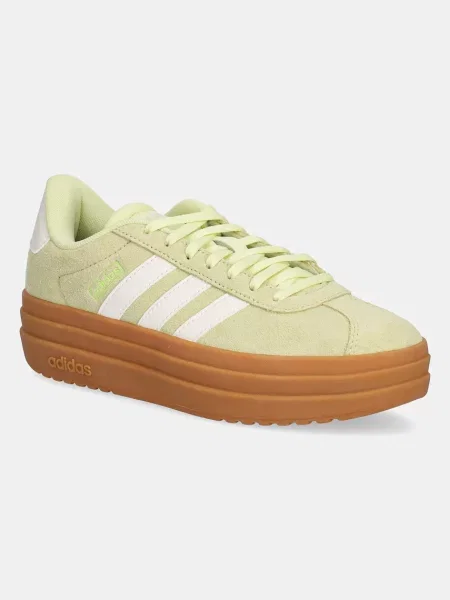 Adidas Semišové tenisky VL Court Bold zelená