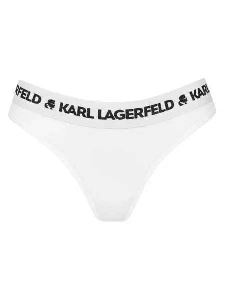Kalhotky string KARL LAGERFELD bílé