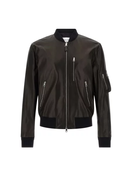 Kurtka skórzana Givenchy czarna