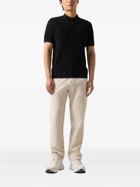 Tricou polo Bogner tricotate negru