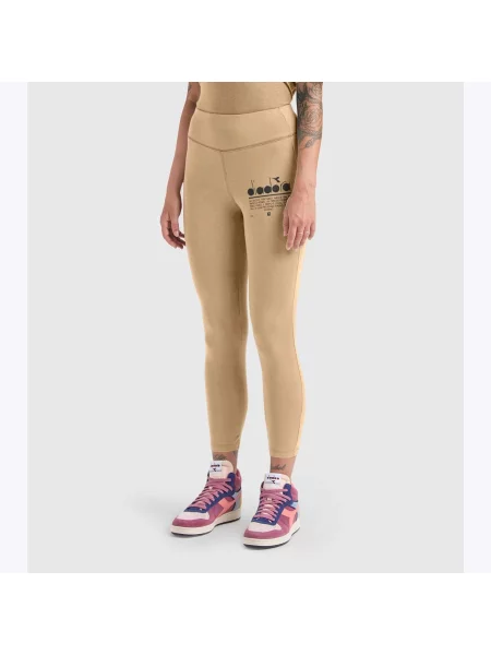 Legginsy DIADORA L. LEGGINGS MANIFESTO XS beżowe