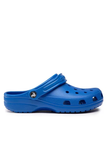 Crocs Pantofle / černá / bílá modrá