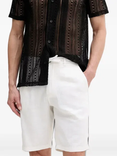 Pantaloni scurți Lindbergh cu cordon alb