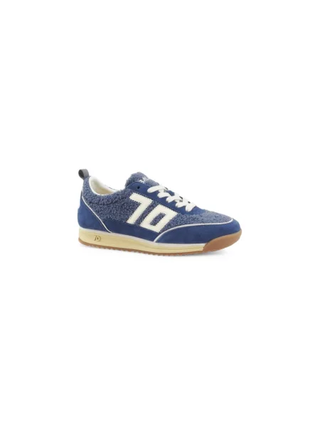 Sneakersy Back70 skórzane niebieskie