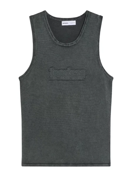 Bershka Tricou BLO' gri