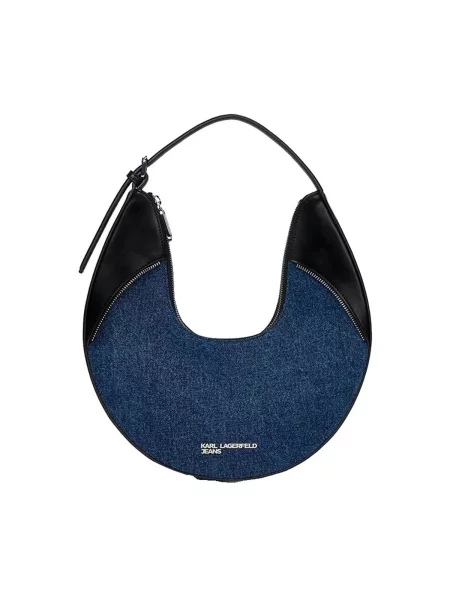 Karl Lagerfeld Jeans kabelka hobo dámska modrá
