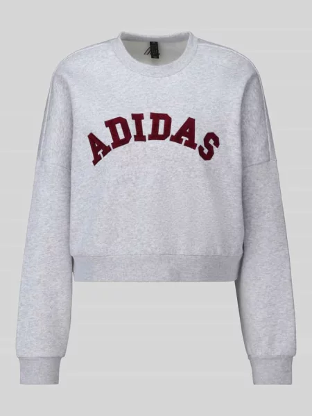 Bluza z kontrastowym napisem z logo Adidas Sportswear