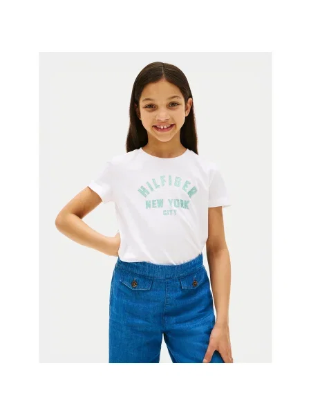 Tommy Hilfiger Marškinėliai Graphic Regular Fit balta