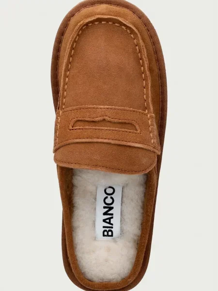 Замшевые тапочки Bianco