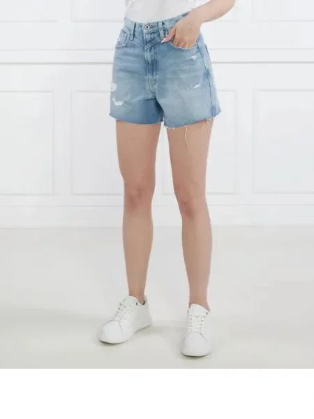 Pepe Jeans London Pantaloni scurți Rachel | denim albastru