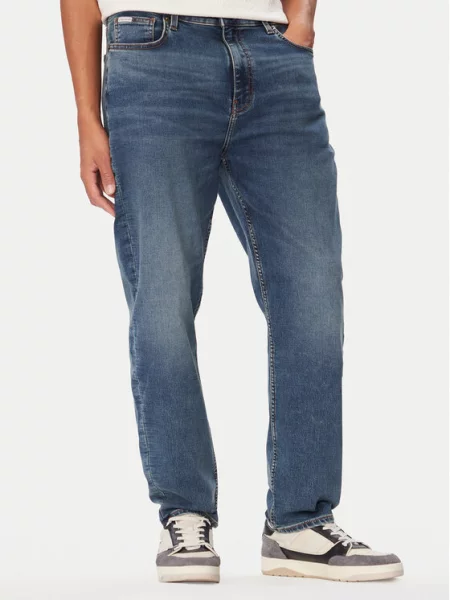 Guess Jeans Džinsai Straight Leg mėlyna