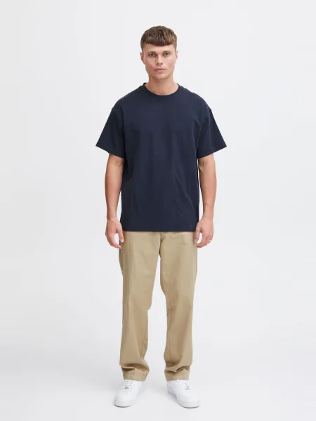 !Solid Tricou Danton marin albastru