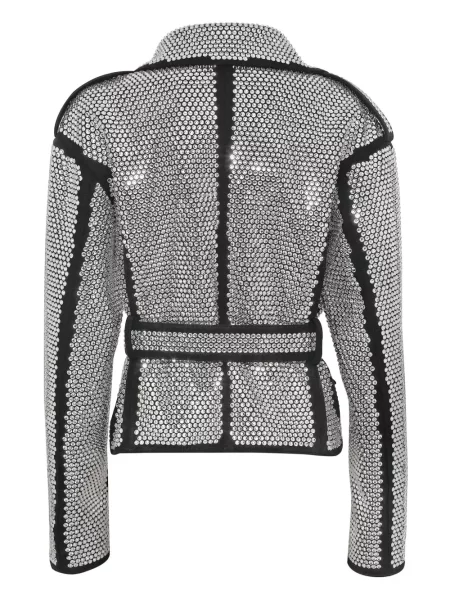 Striukė Philipp Plein su kristalais juoda