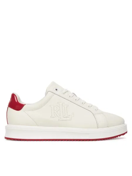 Sneakersy LAUREN RALPH LAUREN białe