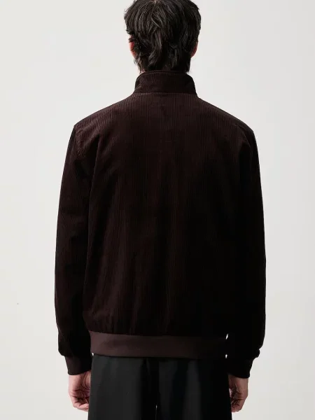 Fred Perry kurtka sztruksowa brązowa