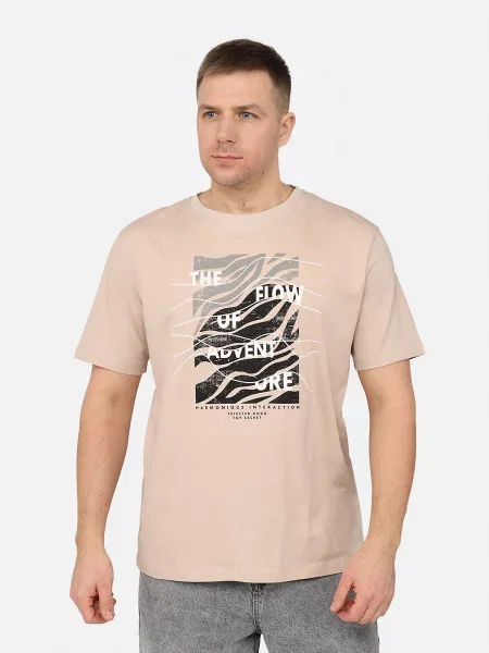 Футболка YUKI бежевий