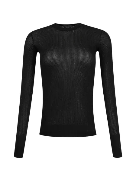Pulover Tom Ford cu paiete tricotate negru