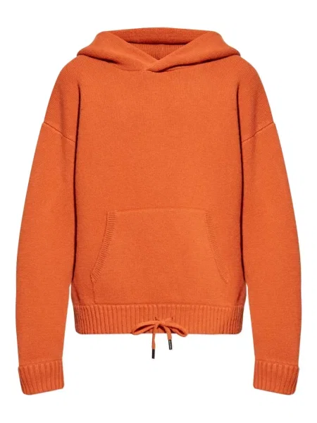 Pulover Dsquared2 cu glugă portocaliu