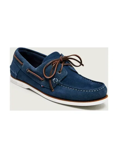 Tommy Hilfiger Mocasini | piele întoarsă albastru