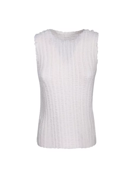 Top Issey Miyake plisowany biały