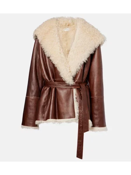 Geanta de piele Magda Butrym maro