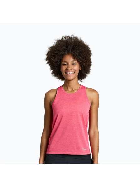 Běžecké tričko Saucony Stopwatch Singlet pink
