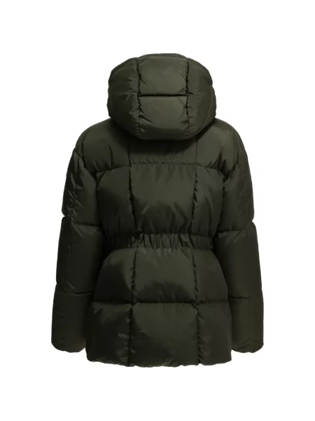 Palton Moncler cu glugă verde