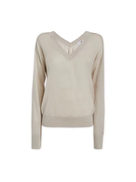 Dzianinowy sweter Calvin Klein szary