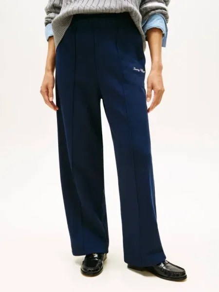 Tommy Hilfiger Pantaloni trening Script Bleumarin