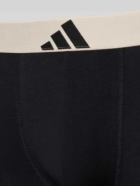 Obcisłe bokserki o kroju slim fit z wyhaftowanym logo Model Active w Zestaw 3 szt. Adidas Sportswear czarne