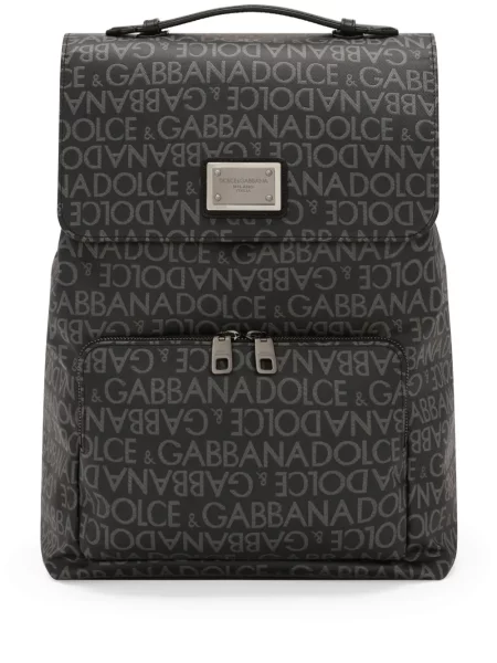 Rucsac Dolce & Gabbana din jacard negru