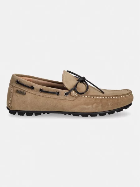 Barbour mokasini iz semiša Courage bež