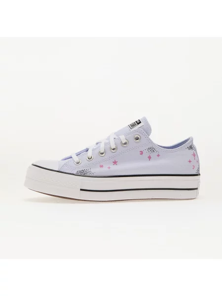 Сникърси Converse Chuck Taylor All Star Lift Platform Celestial Blueberry Ice/ Cactus Bud/ White EUR бяло