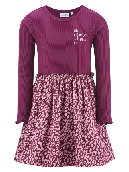 Happy girls Rochie mov zmeură / pal roz