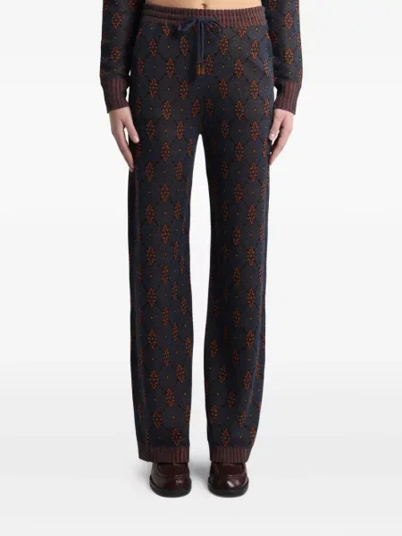 Pantaloni Etro tricotate negru