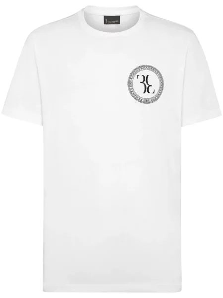 Tricou Billionaire cu imagine alb