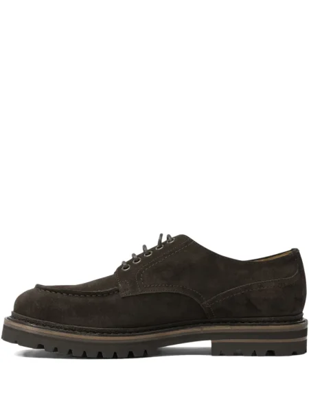 Pantofi loafer Henderson Baracco din piele de căprioară maro