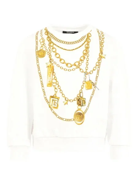 Bluza dziecięca Balmain biała